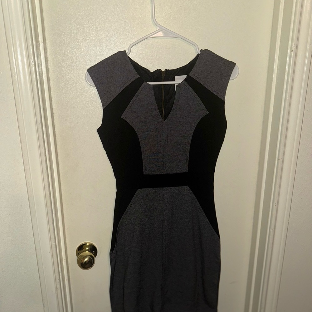 Gray and Black Women's Dress | Never Worn | Small | Business Casual | Sexy